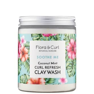 Marque végétal à l'argile (Curl Refresh Mint Clay Wash Mask) - Flora & Curl
