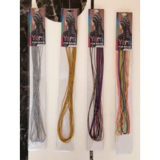 Fils pour Corset Braids et Tresses original Argentés