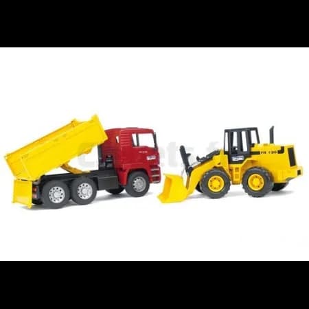 Camion MAN avec chargeuse BRUDER 02752