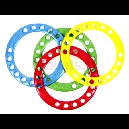 Anneaux de couleurs pour jeu Twister Hoopla de Hasbro