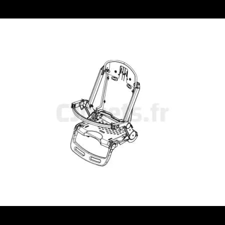 Chassis gris siège Book Pop-up Peg-Pérego