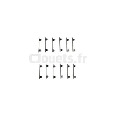10 Clips de raccordement de rails Carrera