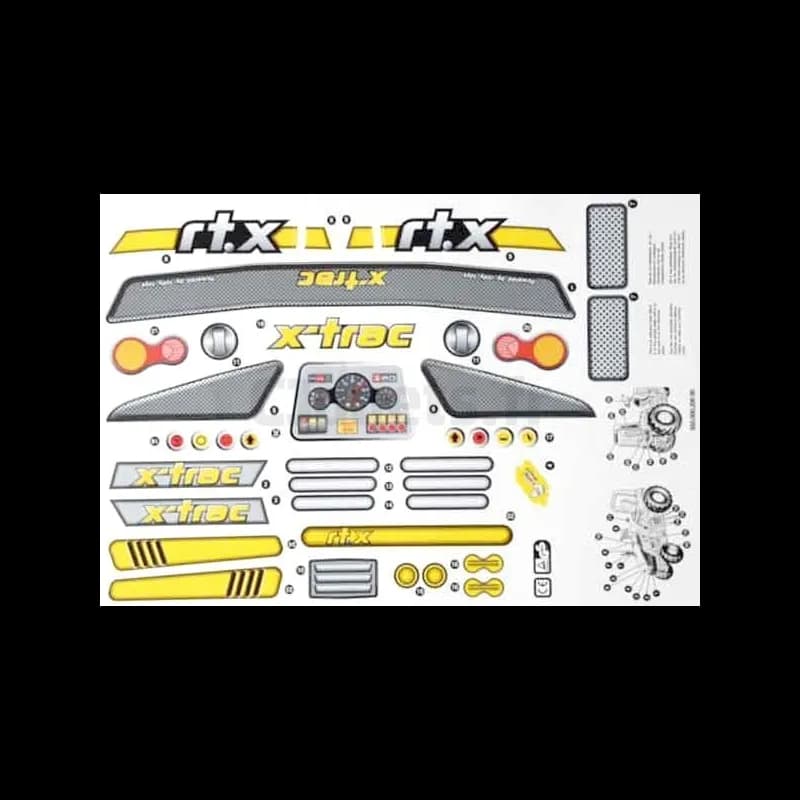 Decors adhésif Pour X-Trac Rolly Toys
