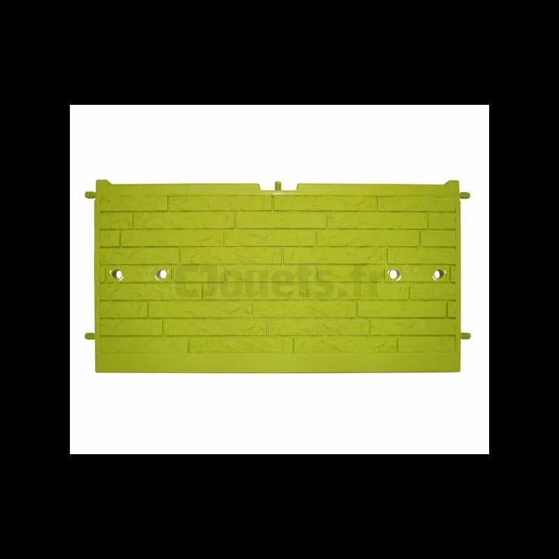 Mur de pierre vert pour Maison Smoby