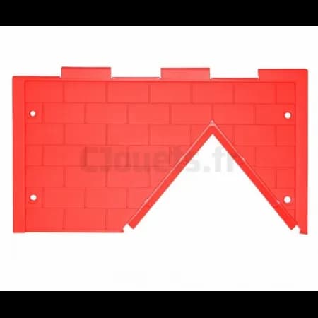 Toit rouge pour Maison Smoby