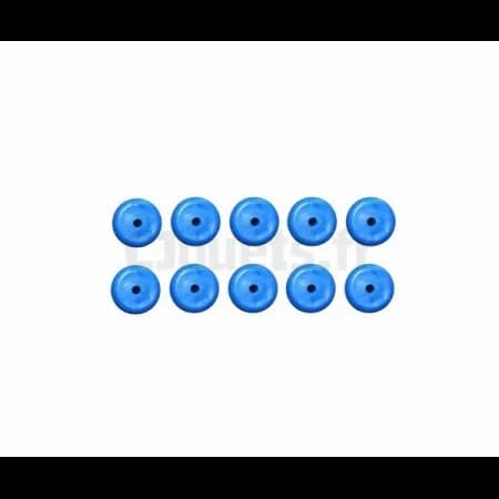 10 pions en plastique bleu pour Baby-foot Smoby