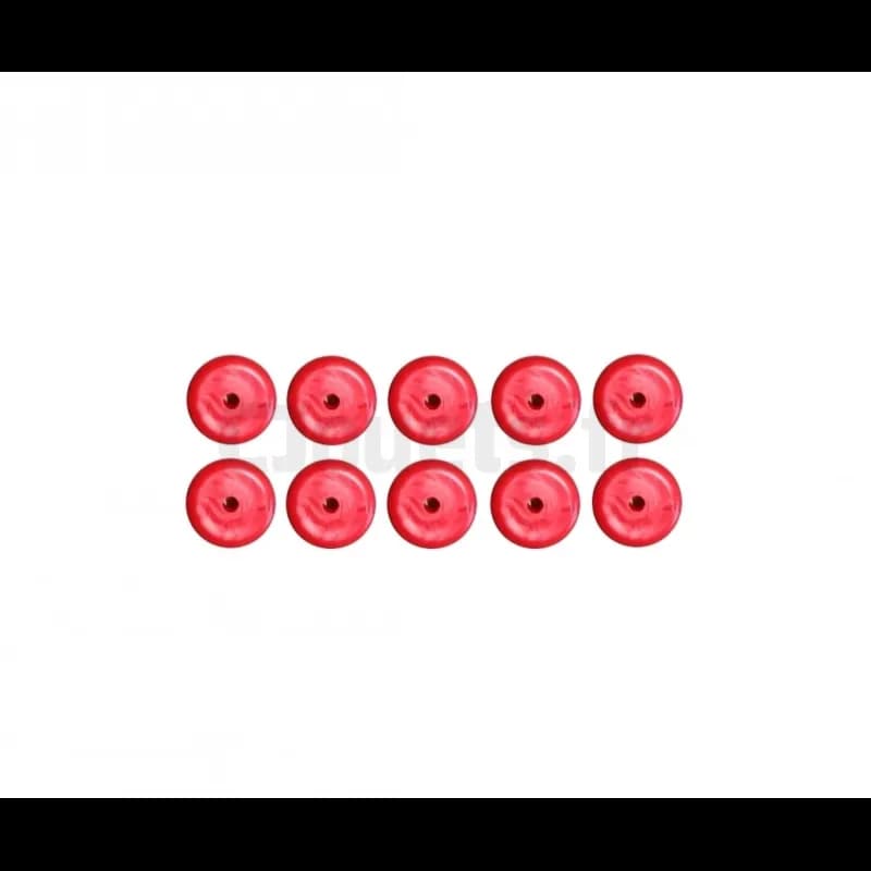 10 rote Plastikspielfiguren für Smoby Tischfußball