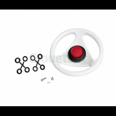 Volant blanc avec klaxon pour BIG Bobby Car