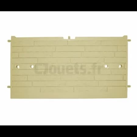 Mur de pierre beige Pour Maison Smoby