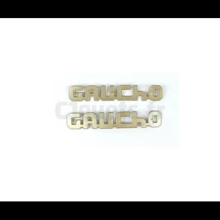 Logo couleur magnesium pour Gaucho Rockin Peg-Pérego