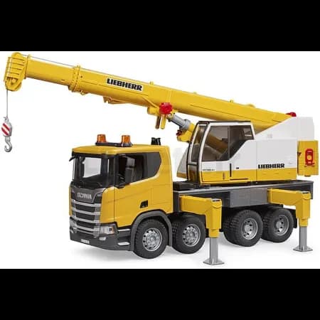 Camion grue Scania Super 560R Liebherr Bruder 03571