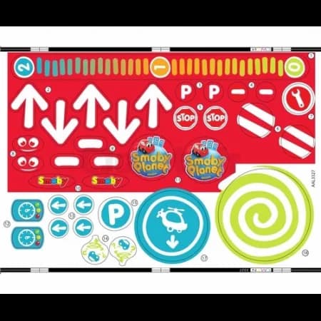 Décors adhésif pour Vroom Planet Grand Garage