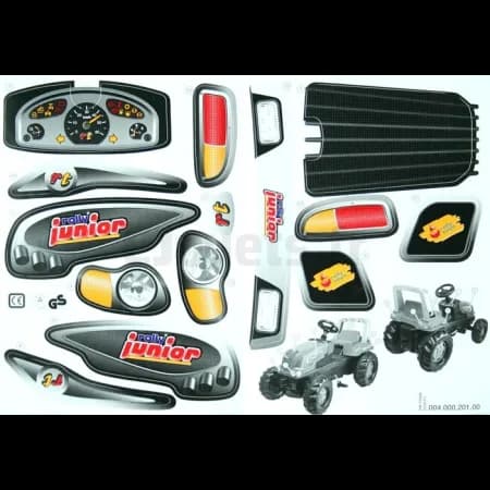 Kit adhésifs pour rollyJunior RT Rolly Toys