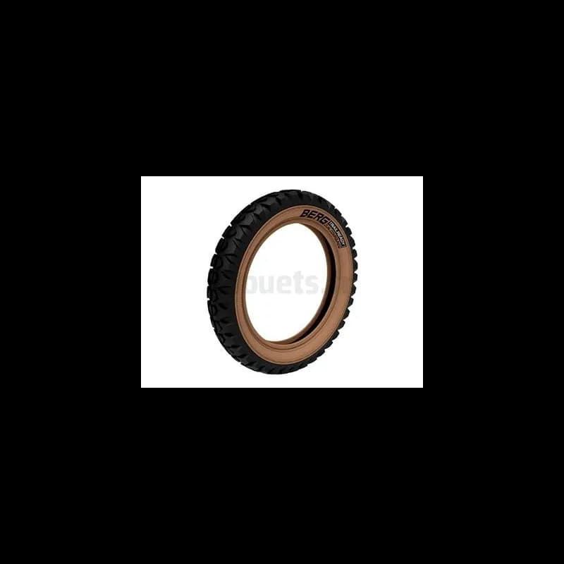 Pneu tout terrain noir/beige 12.5x2.25-8 Berg