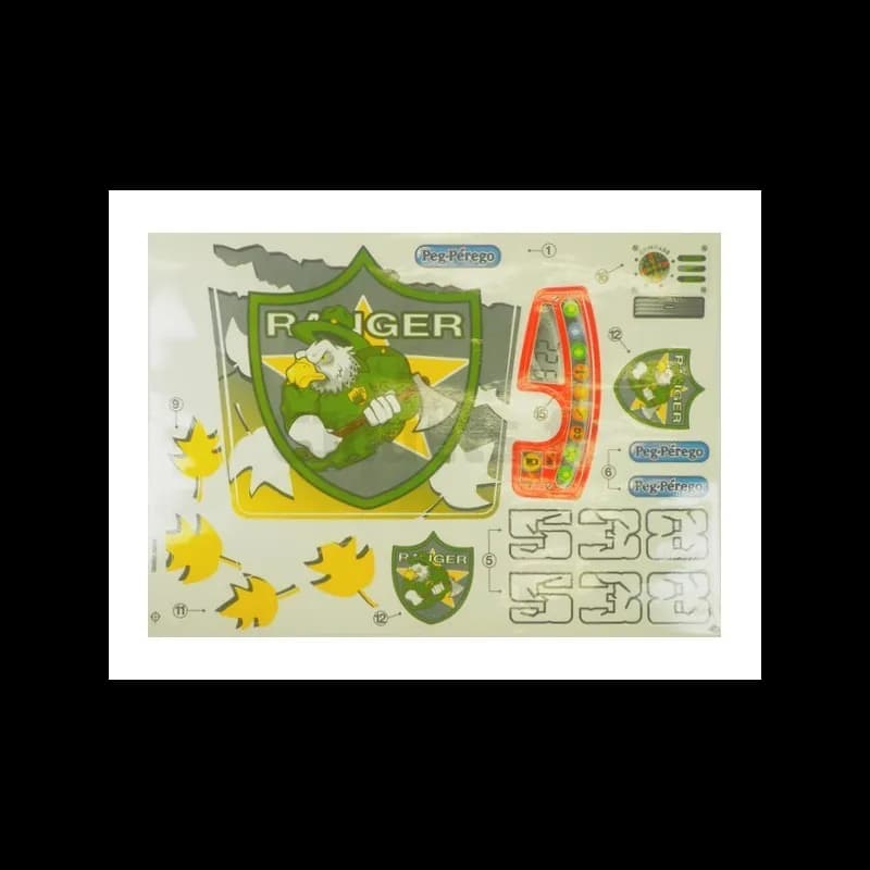 Décors adhésifs Jeep Peg-Pérego