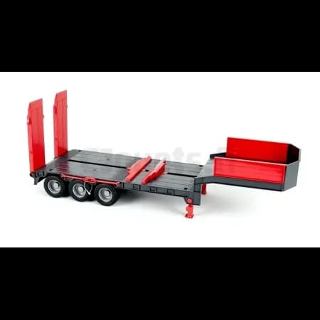 Remorque surbaissée Rouge/noir Bruder