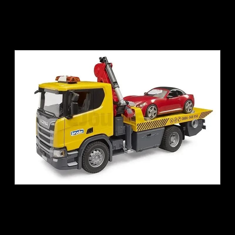 Abschleppwagen Scania Super 560R mit Bruder-Fahrzeug