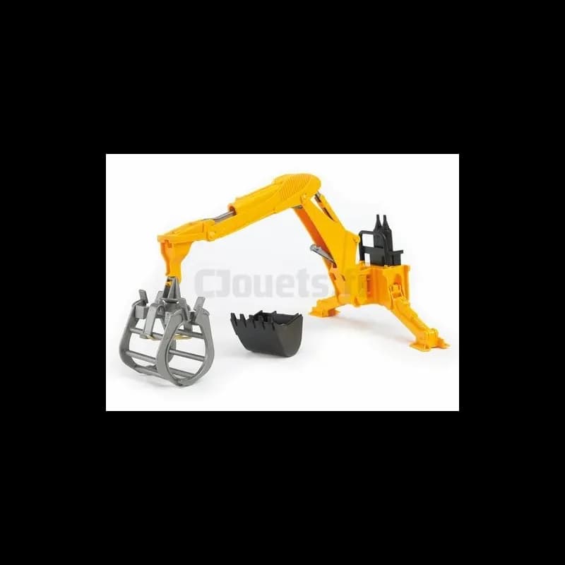 Excavateur arrière avec pelle Bruder