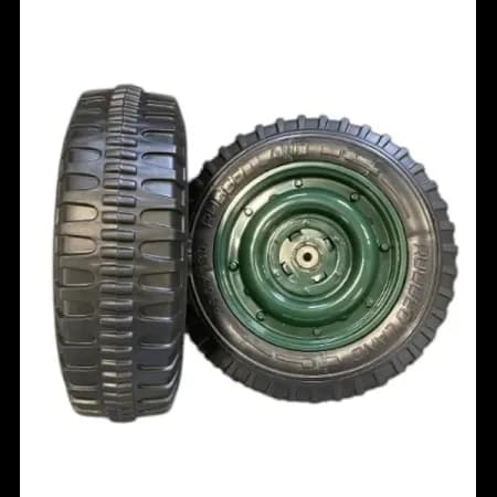 Roues caoutchouc pour Jeep Army