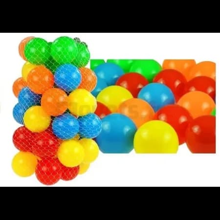 50 Balles en Plastique Ø 7 cm