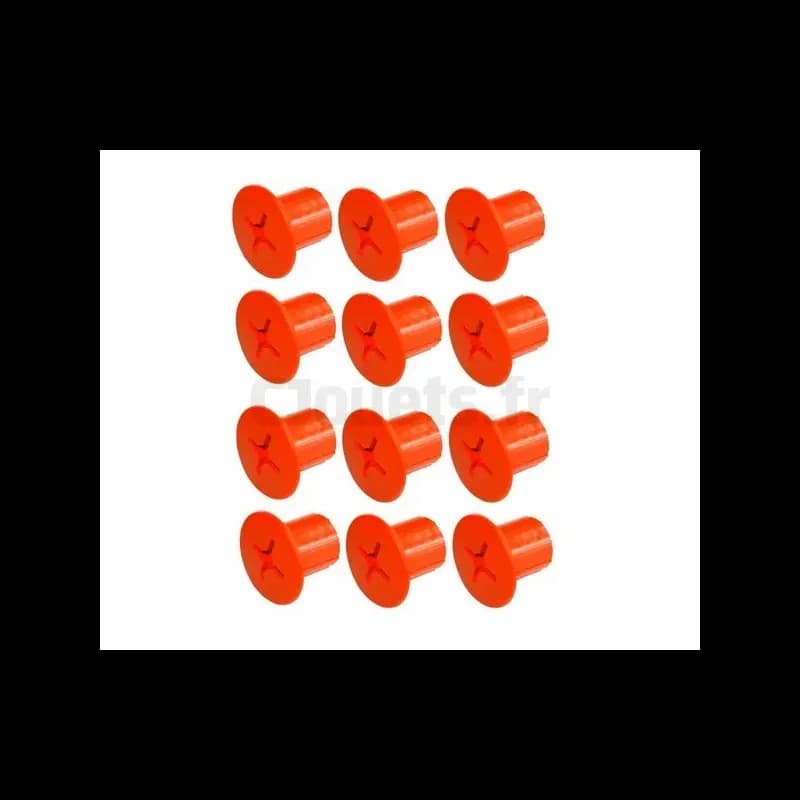 12 Vis plastique Femelle rouge Smoby