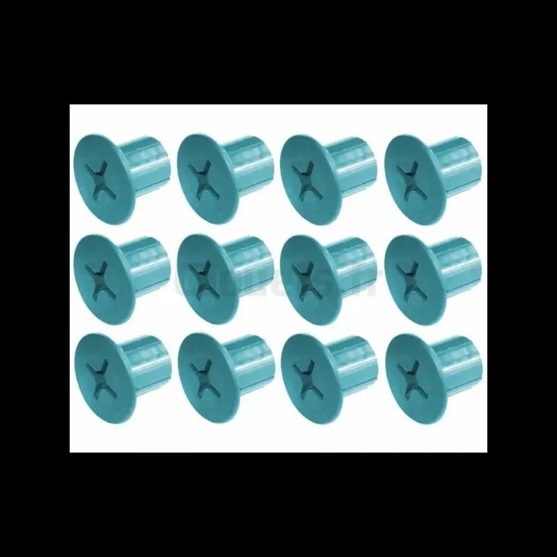 12 Vis Plastique Femelle bleu Smoby