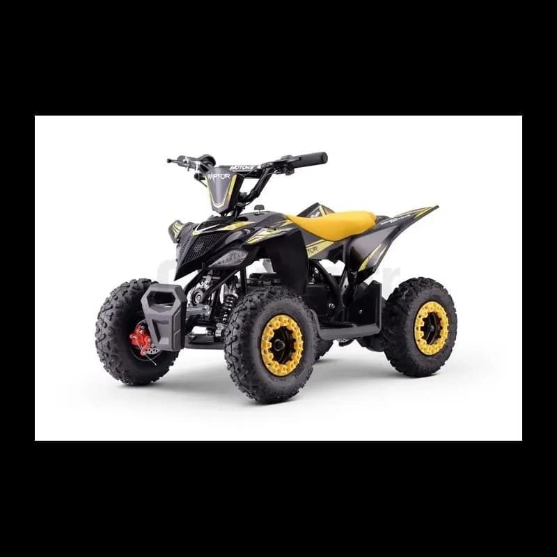Quad électrique enfant 36V Raptor 800W puissant | Quad enfant batterie 36V - Jaune