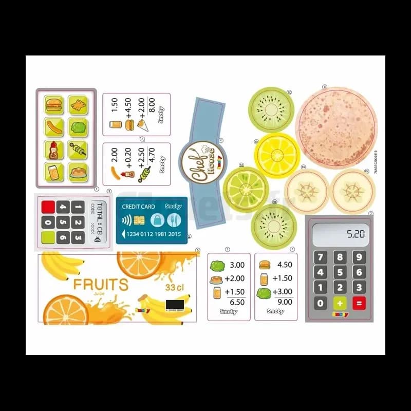 Autocollants pour cuisine maison chef house Smoby