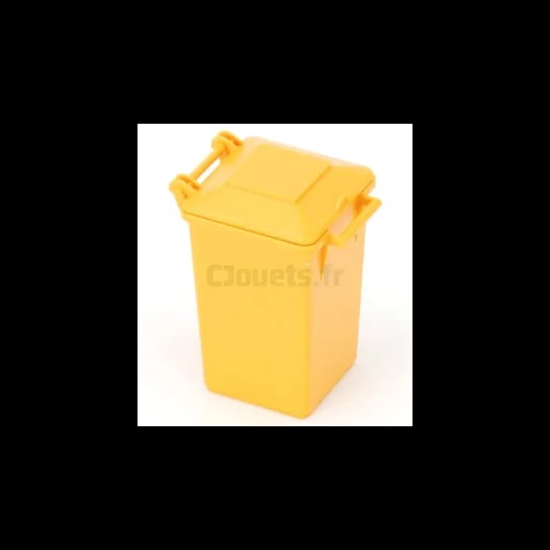 Poubelle jaune BRUDER