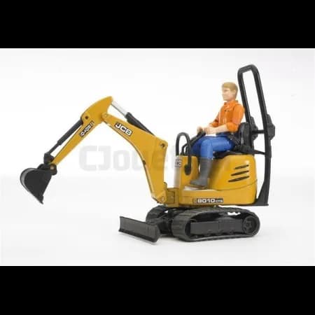 Micro-pelle JCB 8010 CTS avec personnage Bruder 62002