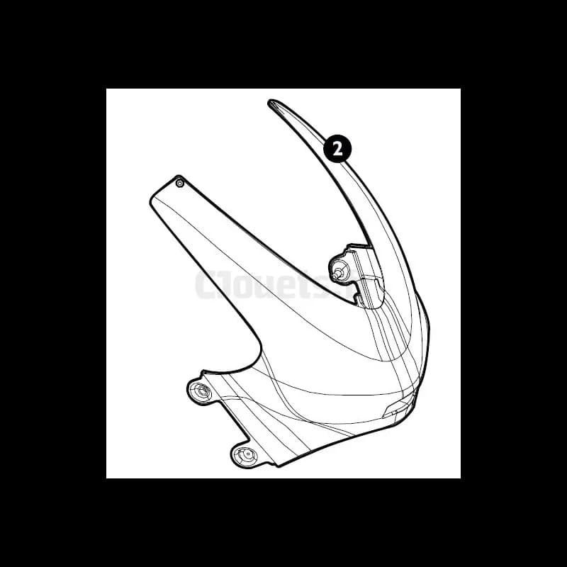 Tête de fourche Ducati GP Peg-Pérego