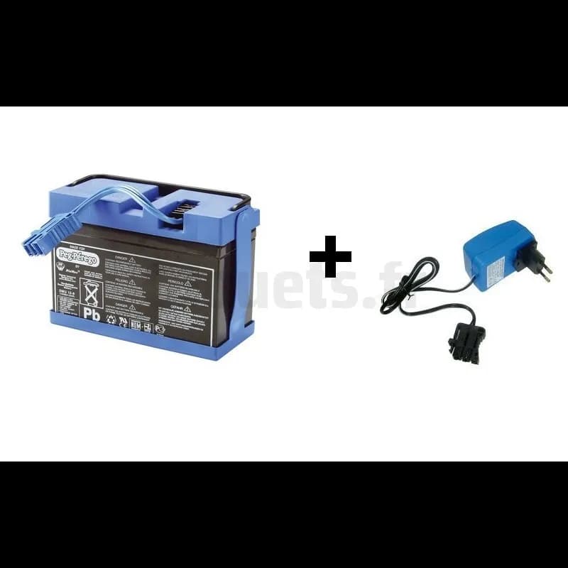 Batterie 12 Volts 8 Ah + chargeur 12V Peg-Pérego