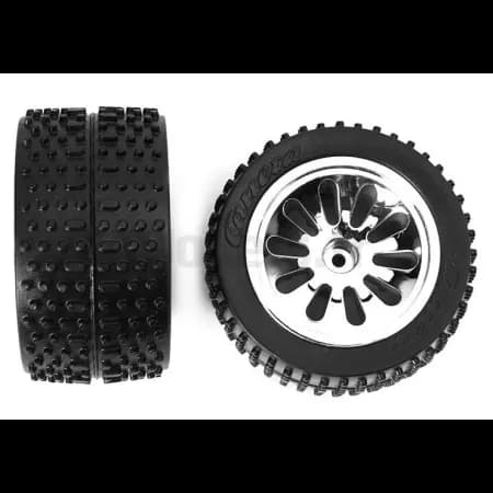 2 Roues Arrière pour Carrera Green Cobra 201002