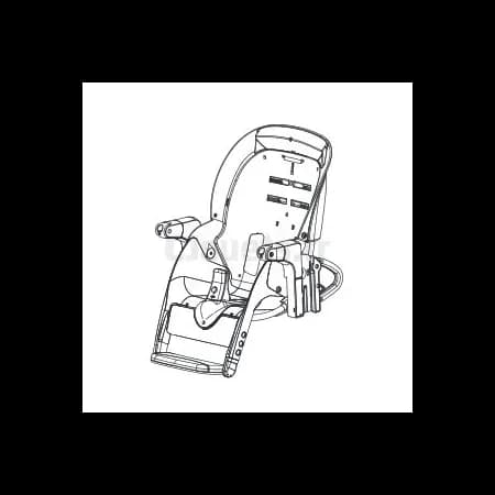 Assise Pour Chaise Haute Tatamia Peg-Pérego Fumé/noir