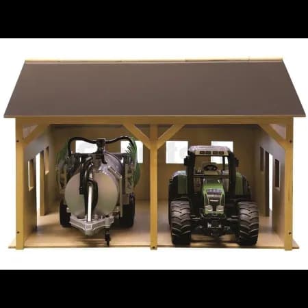 Ferme Hangar pour Véhicules Agricole 1:16