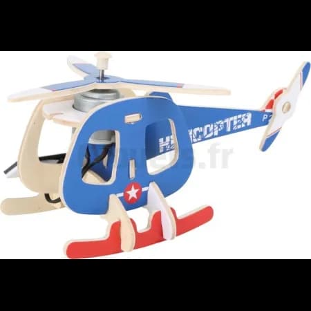 Kit en bois Hélicoptère solaire 6949