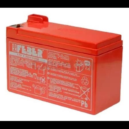 Batterie 12 Volts 7.2Ah Feber