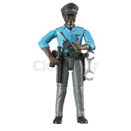 Policier de Couleur avec Accessoires - BRUDER - 60051