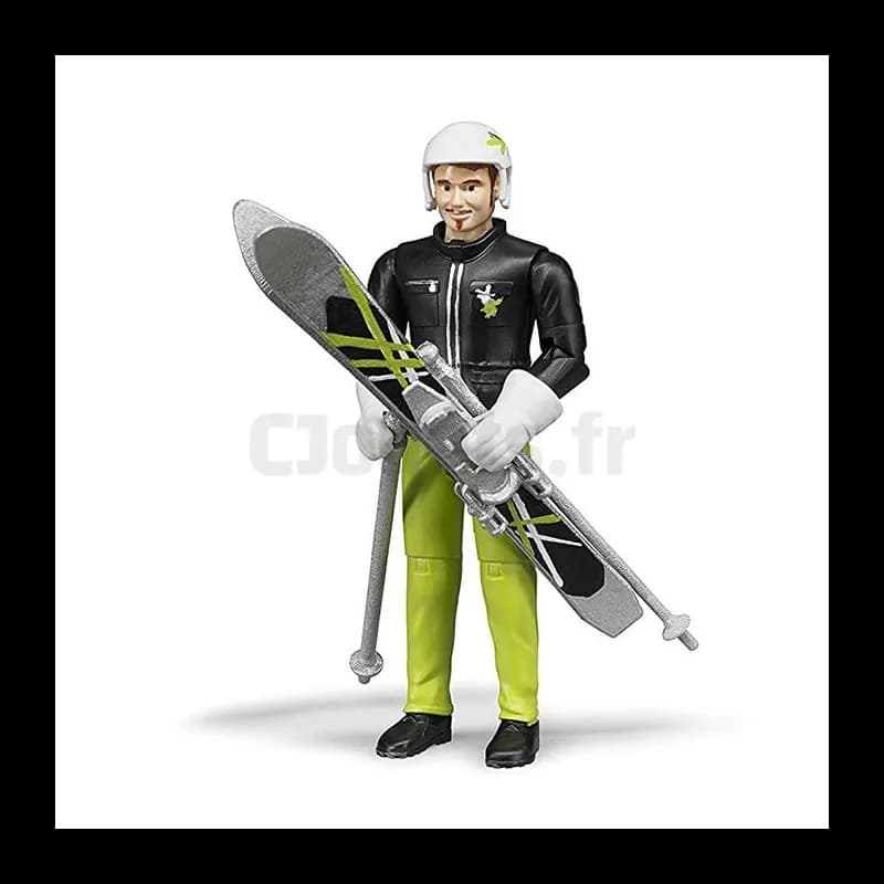 Skieur Avec Accessoires - BRUDER- 60040