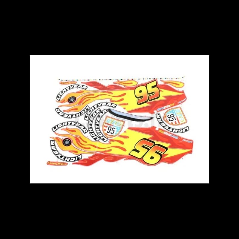 Decors Adhésif Partie 1 Lightning McQueen Feber