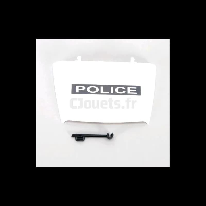 Capot blanc pour Jeep Wrangler Rubicon Bruder