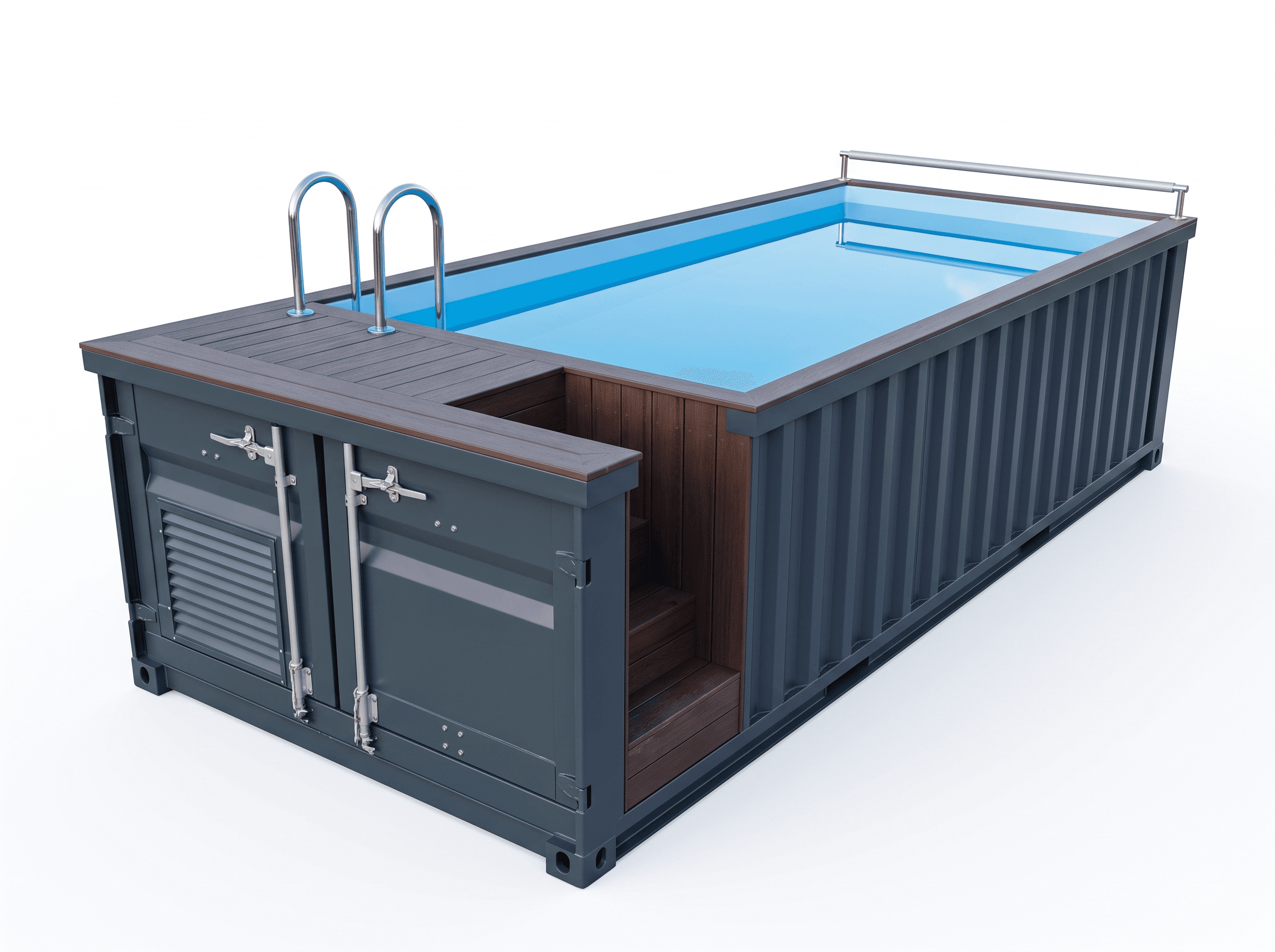 20-Fuß-Container-Schwimmbecken (6 x 2,4 Meter)