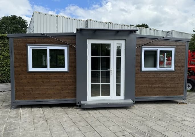 Mobiler Container - Tiny House mit zwei Schlafzimmern und Küche, Modell 2024