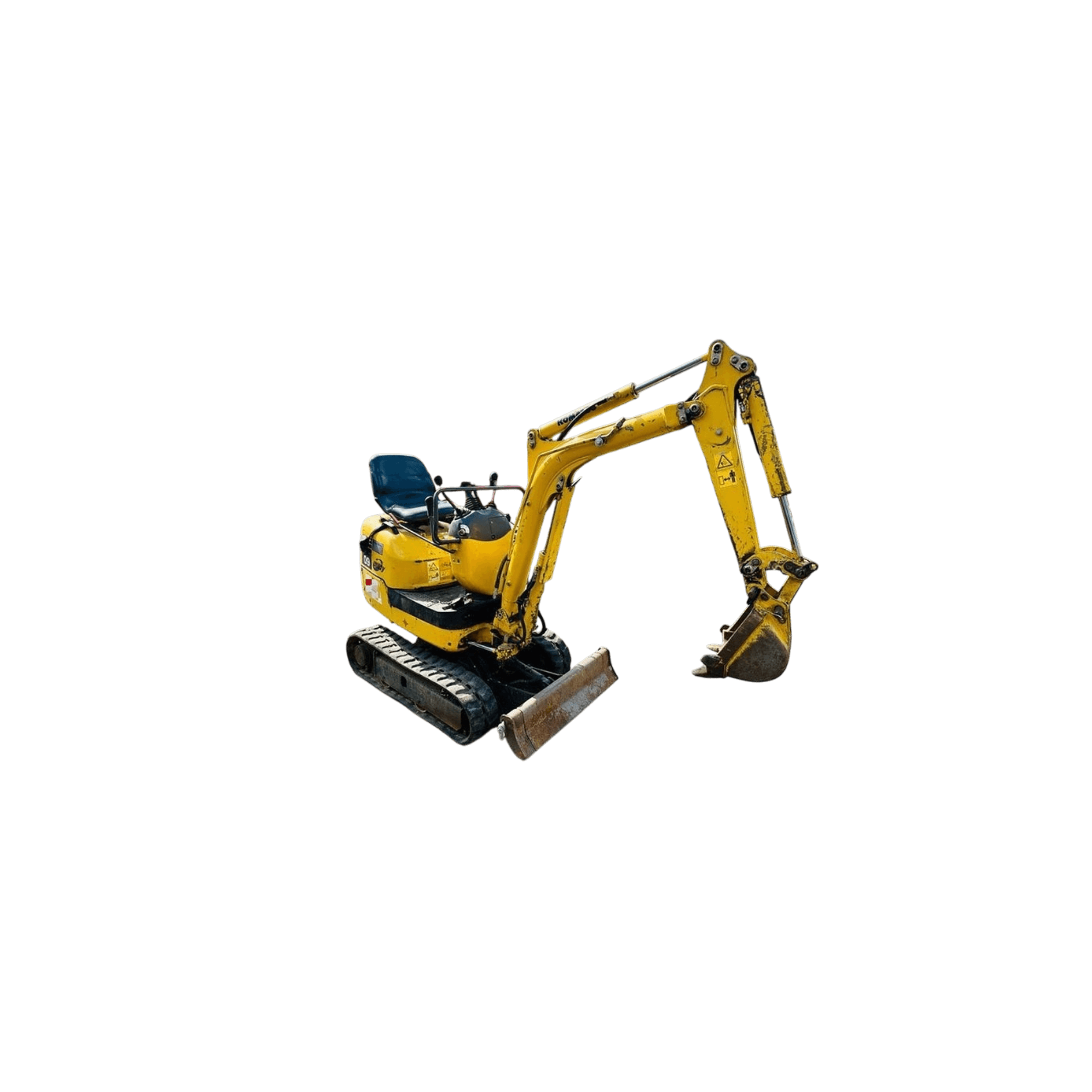 Komatsu PC09-1 – Micro-pelle 0,8 T – 1 500 h – Garantie 12 mois