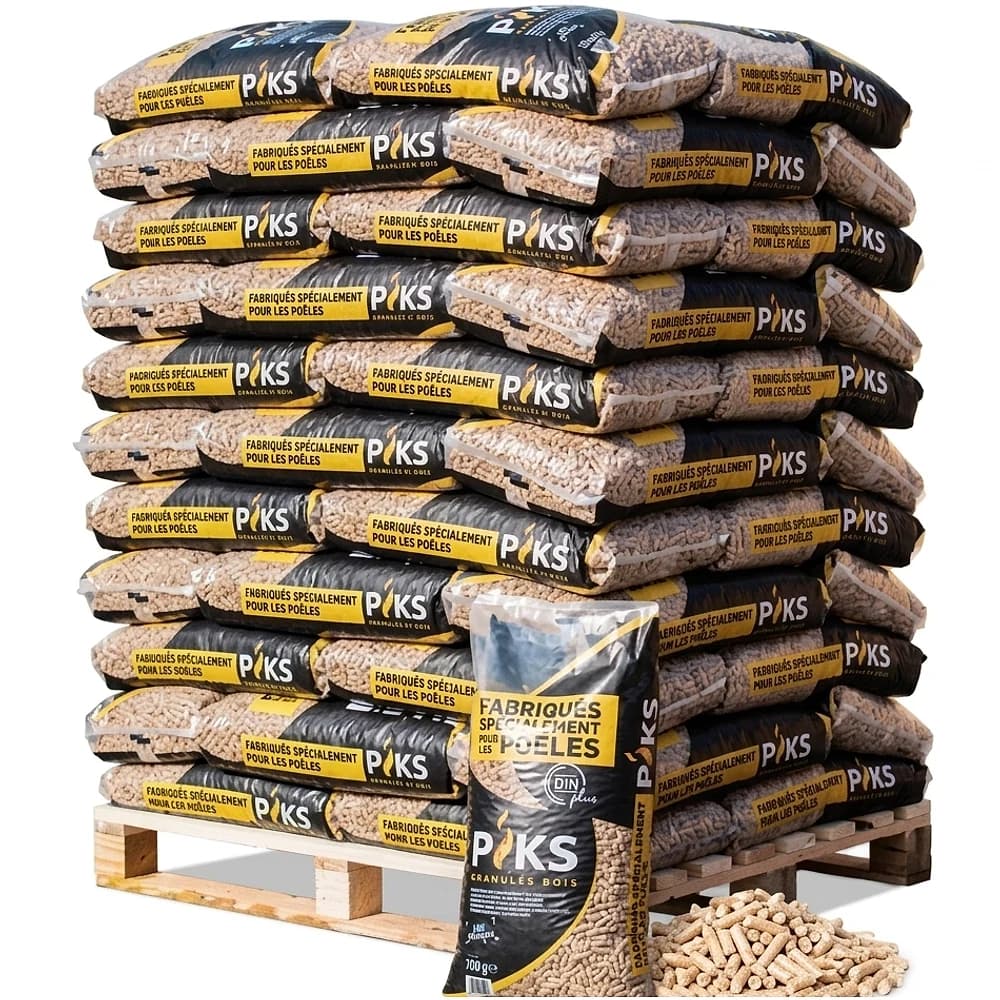 Granulés PIKS, 66 sacs de 15 kg, DINplus — Comme à l'ancienne