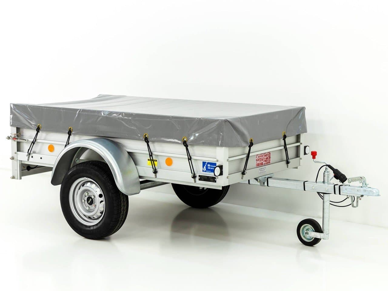 Koch Reboque com Lona 105x205cm 750kg-Tipo U2-Lona plana Hobby-Oferta-Novo