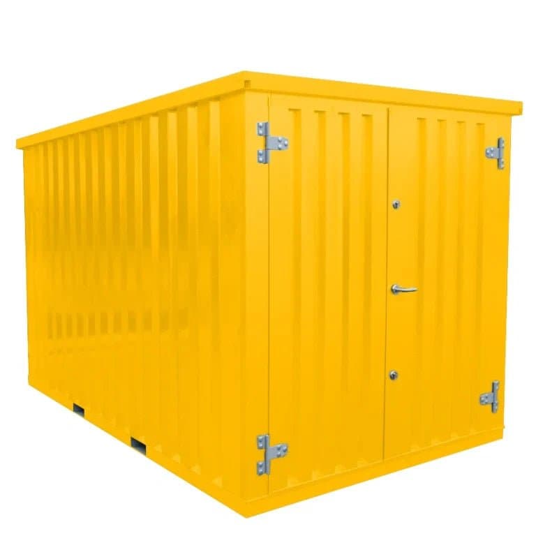 Contenedor desmontable amarillo 3x2m ral 1018 lc