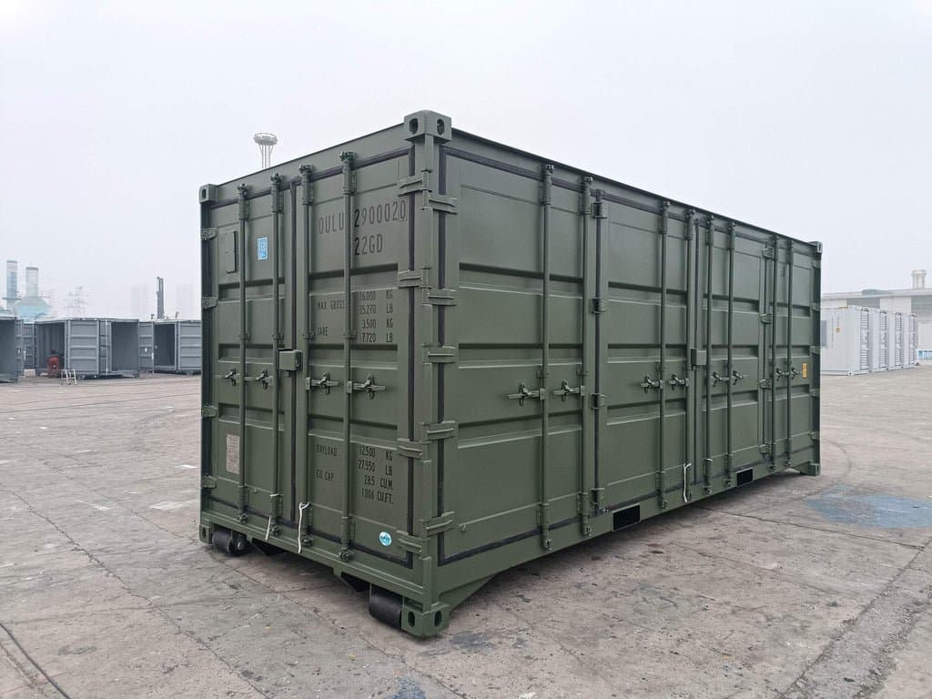 Contenedor de 20 pies con acceso lateral completo stanag