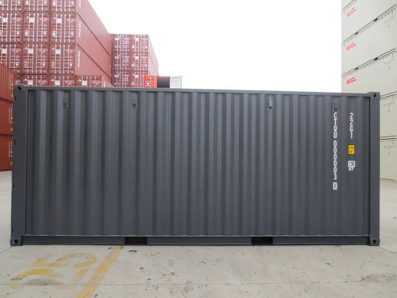 20 Foot Grey Container 1. Fahrt (Neu)