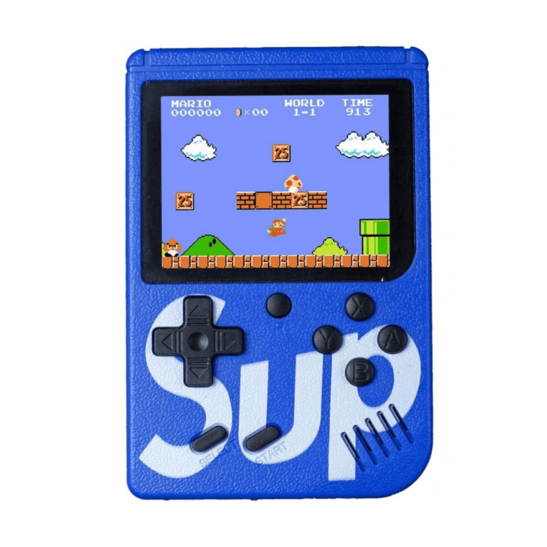 Gamebox enfant avec 400 jeux disponibles Bleu